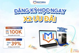 Đăng ký học ngay – x2 ưu đãi cùng Mentora và VNpay